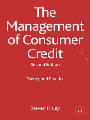 cover image of The Management of Consumer Credit